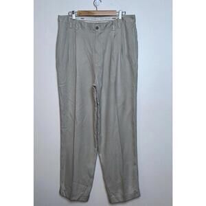 Tommy Bahama Pants Men’s Sz 38* Khaki/Tan 100% Silk Chino Relax Fit Beach Preppy